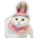 キャットプリン  ウサギさんのお帽子 (ピンク)