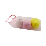 アトリエKAZE　だんごニャンニャントリオ 白・桃・黄　ペットのおもちゃ 猫用品 猫雑貨 ねこちゃん 日本製 ハンドメイド アトリエカゼ
