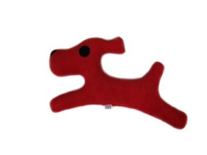 画像1: アトリエKAZE　アイラブドッグス レッド　ペットのおもちゃ 犬用品 雑貨 わんちゃん 日本製 ハンドメイド atelier KAZE（アトリエカゼ）