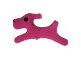atelier KAZE（アトリエカゼ）アイラブドッグス　ピンク　愛犬のおもちゃに。ハンドメイドの日本製