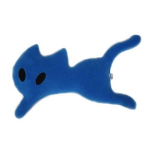 画像1: アトリエKAZE　アイラブキャッツ ブルー　ペットのおもちゃ 猫用品 雑貨 ねこちゃん 日本製 ハンドメイド アトリエカゼ