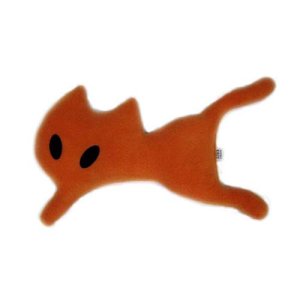 画像1: atelier KAZE（アトリエカゼ）アイラブキャッツ オレンジ　ペットのおもちゃ 猫用品 雑貨 ねこちゃん 日本製 ハンドメイド