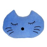 アトリエKAZE　ハーバルピロー猫　ブルー　ペットの枕 犬 いぬ イヌ 猫 ねこ ネコ 癒やし リラックス 日本製 ハンドメイド