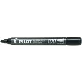 PILOT（パイロット） パーマネントマーカー100 中字丸芯 ブラック MPM-10F-B【10本セット】油性マーカー