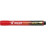 PILOT（パイロット） パーマネントマーカー400 中字平芯 レッド MPM-10B-R【10本セット】油性マーカー