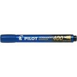 PILOT（パイロット） パーマネントマーカー400 中字平芯 ブルー MPM-10B-L【10本セット】油性マーカー
