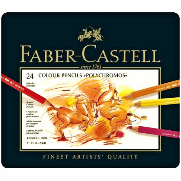 画像1: フェリッティ  ファーバーカステル ポリクロモス油性色鉛筆24色 (1)