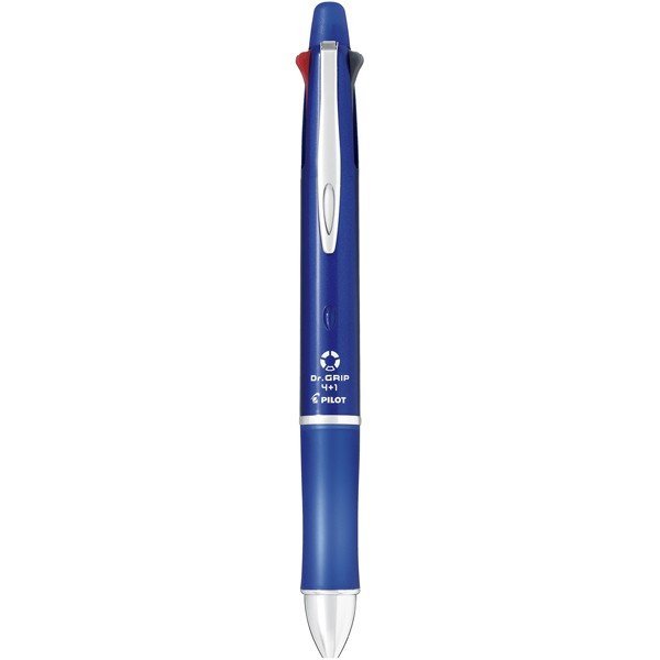 画像1: PILOT（パイロット） ドクターグリップ4+1【ブルー BKHDF1SFN-L】【5個セット】　0.7mm 細字 油性ボールペン 0.5mm シャープペン PILOT (1)